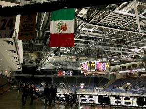 View of Stockton Arena, home of Stockton Heat hockey.