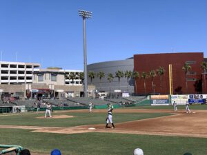 Stockton-Ports-Banner-Island-infield